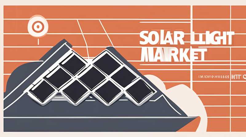 How to open the solar light market