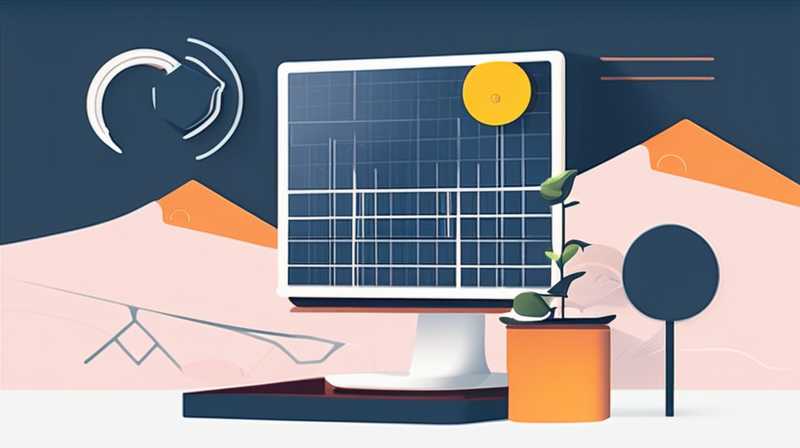 How to change the computer with Meishuanglian solar energy