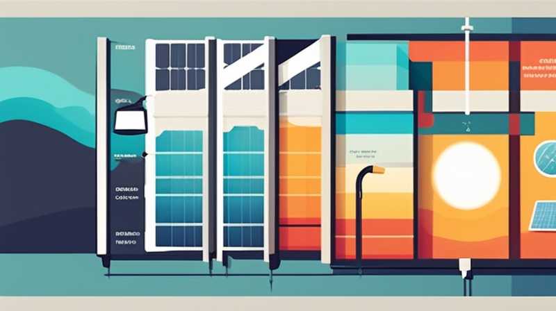 How to install solar hybrid power pipeline