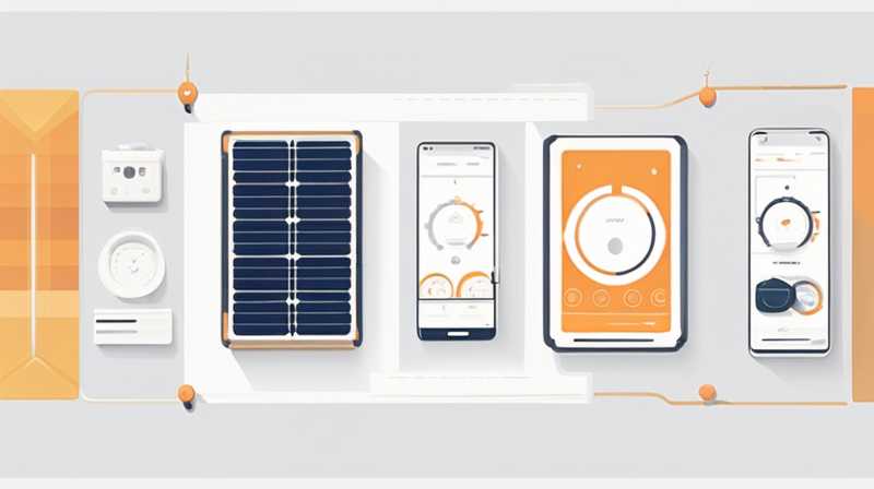 How to connect the solar instrument control line