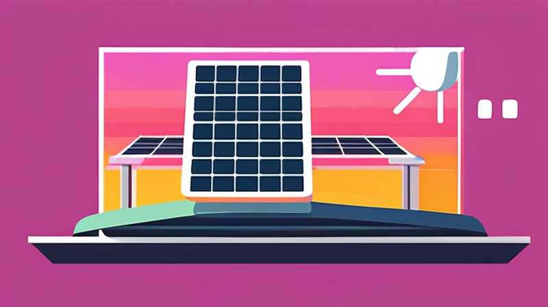 How to install solar panels on the sun roof