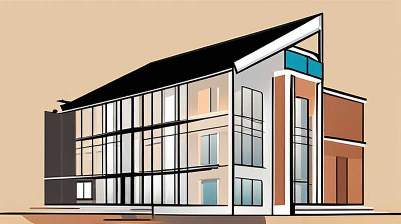 How to install flat panel solar lights on construction site