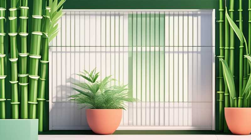 How long can the green bamboo balcony be exposed to the sun?