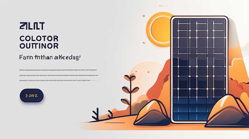 What solar panels are used for outdoor hiking?