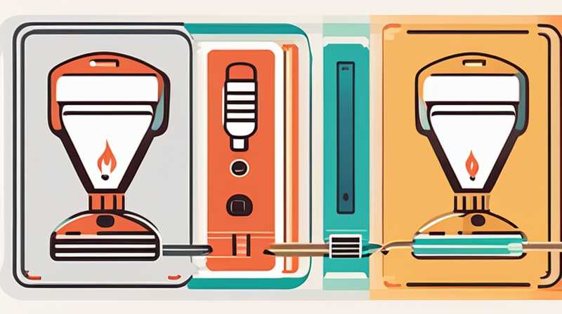 How to connect the solar heating lamp switch