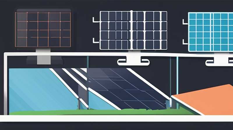 How to repair the wall-mounted solar panel