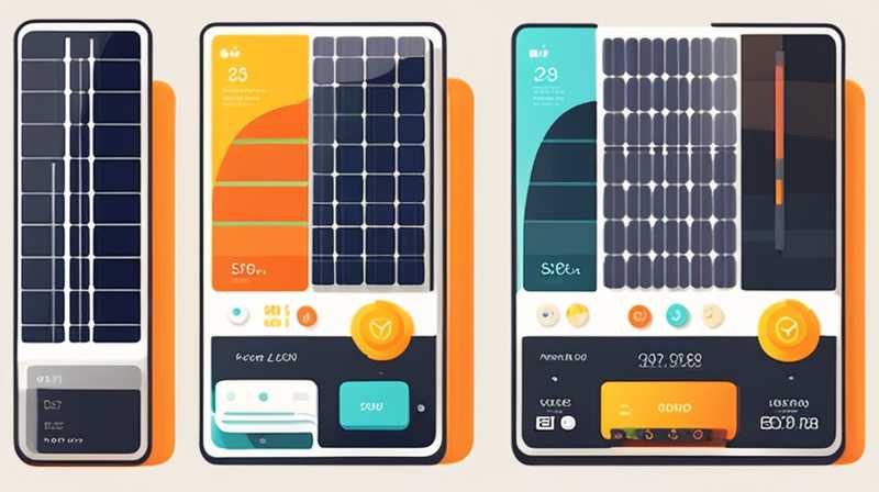 How many watts of solar power were generated in April?