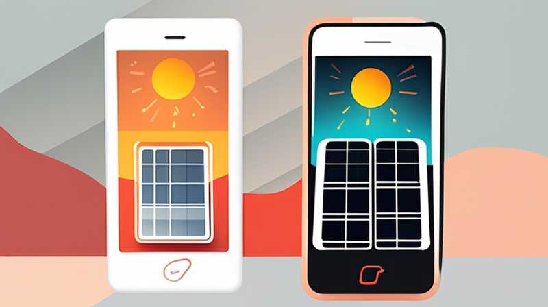 How to generate electricity from solar energy in mobile phones