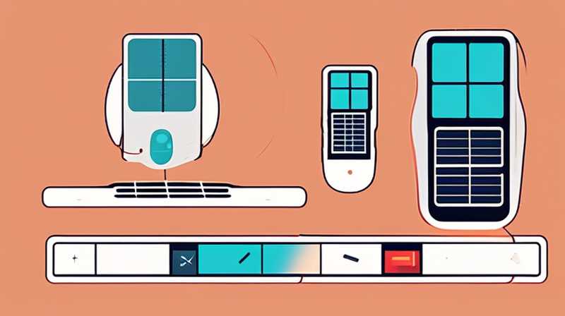 How to adjust the solar remote control