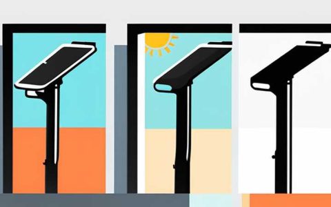 How about rotating solar street light