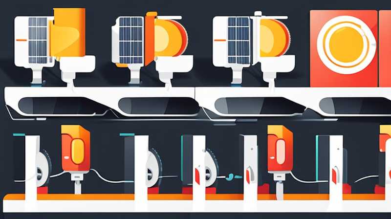 How to disassemble and assemble the solar flusher