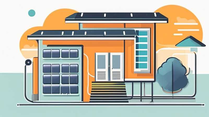 How to connect home electricity when installing solar energy