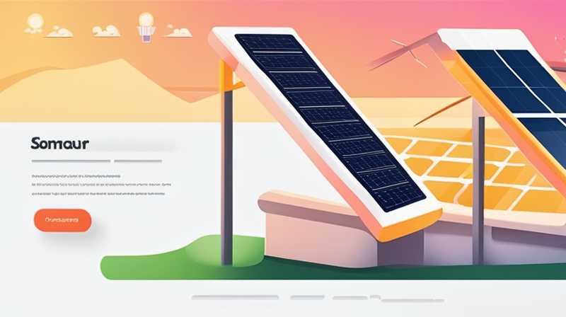 How many square meters are the solar panel connections?