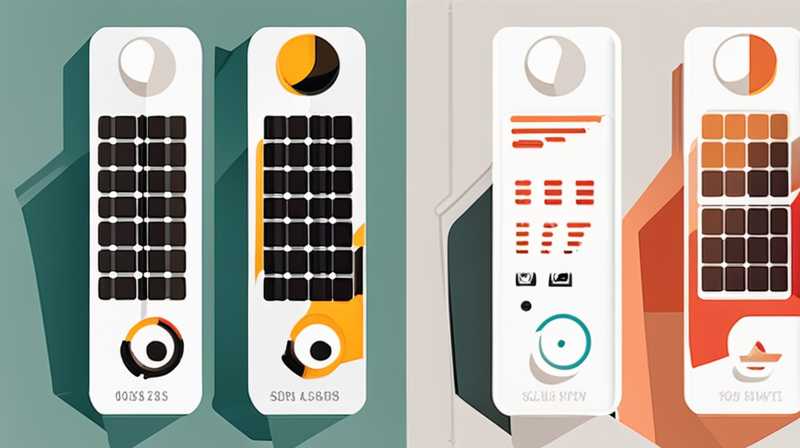 How to change the solar switch