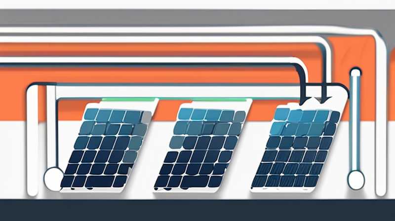 How to install solar cells in parallel