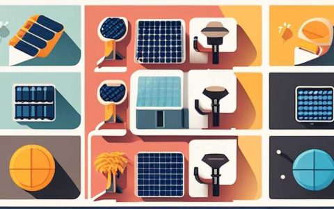 How do solar panels contact the lamp?
