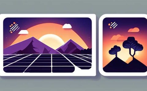 What are the solar panels on the mountain used for?