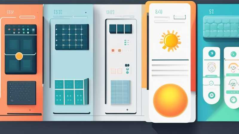 What does solar display set mean