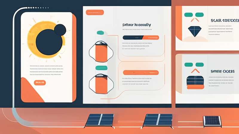 What to connect to the solar panel first