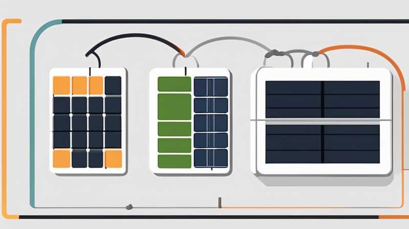 How to discharge waste from flat panel solar energy