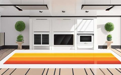 How to decorate solar floor heating beautifully