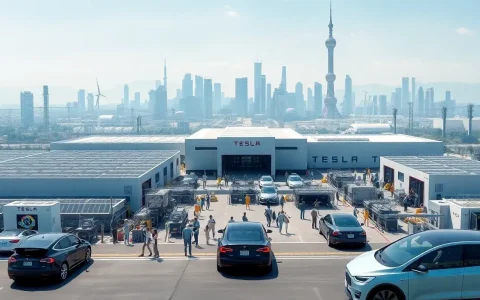 Tesla Opens Major Megapack Battery Production Facility in Shanghai