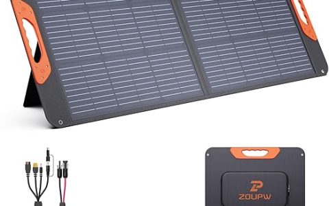 Review: 100W Portable Solar Panel, 100 watt 20V Monocrystalline Foldable Solar Charger for Power Station,QC3.0 USB-A &Type-C Output,23.5% High Efficiency IP67 Waterproof for Camping RV Blackout