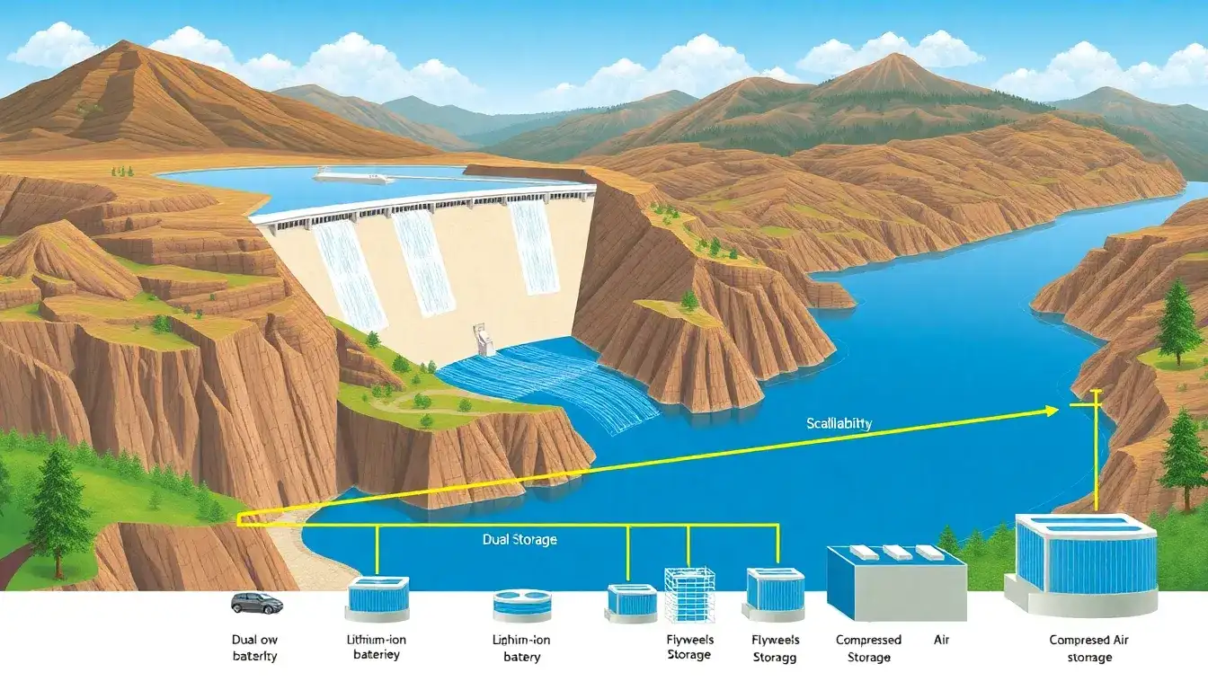 How does the scalability of PSH systems compare to other energy storage solutions