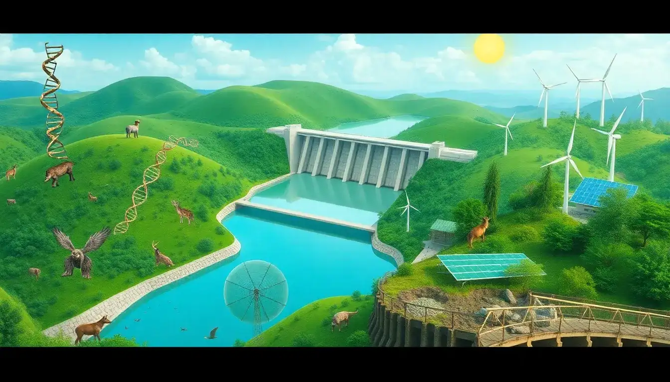 What role does genetic health play in the environmental impact of PSH facilities