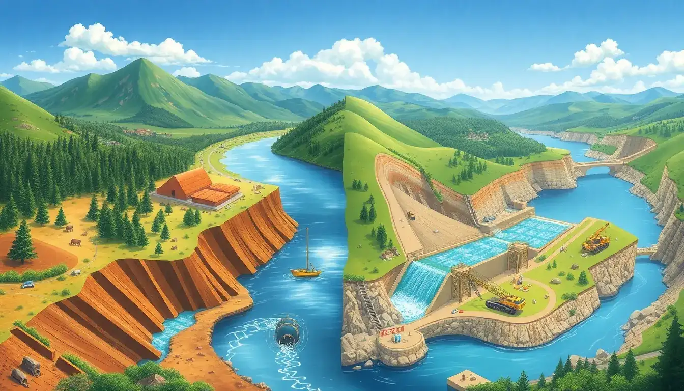 What are the environmental impacts of constructing PSH facilities