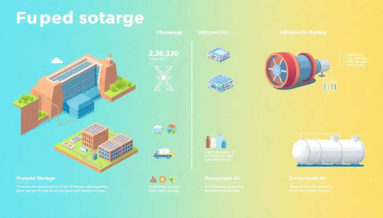 How do pumped hydroelectric energy storage facilities compare to other energy storage solutions