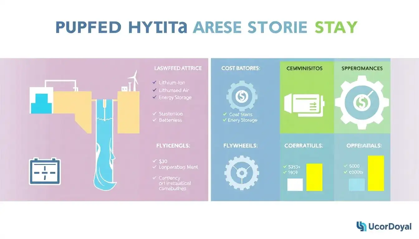 How does pumped hydroelectric energy storage compare to other forms of energy storage in terms of cost