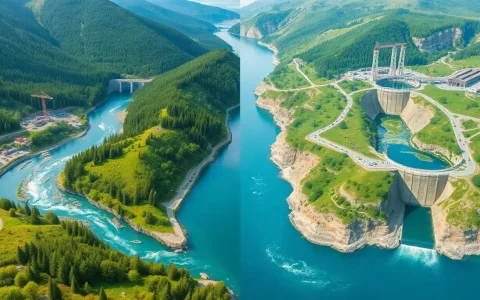 What are the main ecological changes caused by the construction of pumped hydroelectric storage facilities