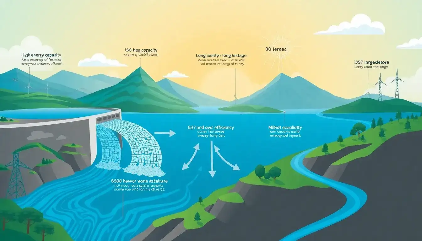 What are the main advantages of pumped hydroelectric energy storage over other energy storage solutions