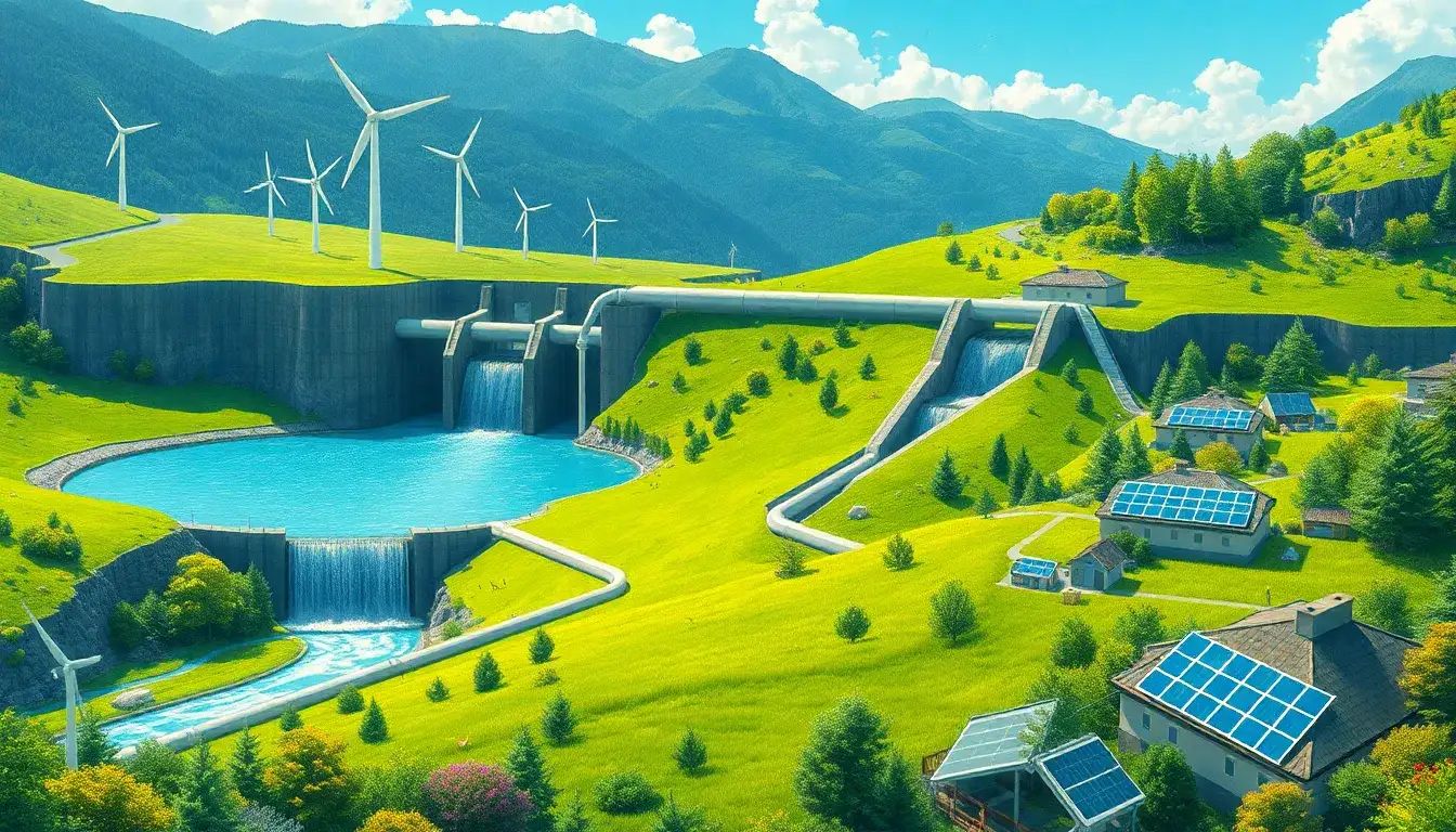 What are the environmental benefits of constructing pumped hydroelectric energy storage facilities