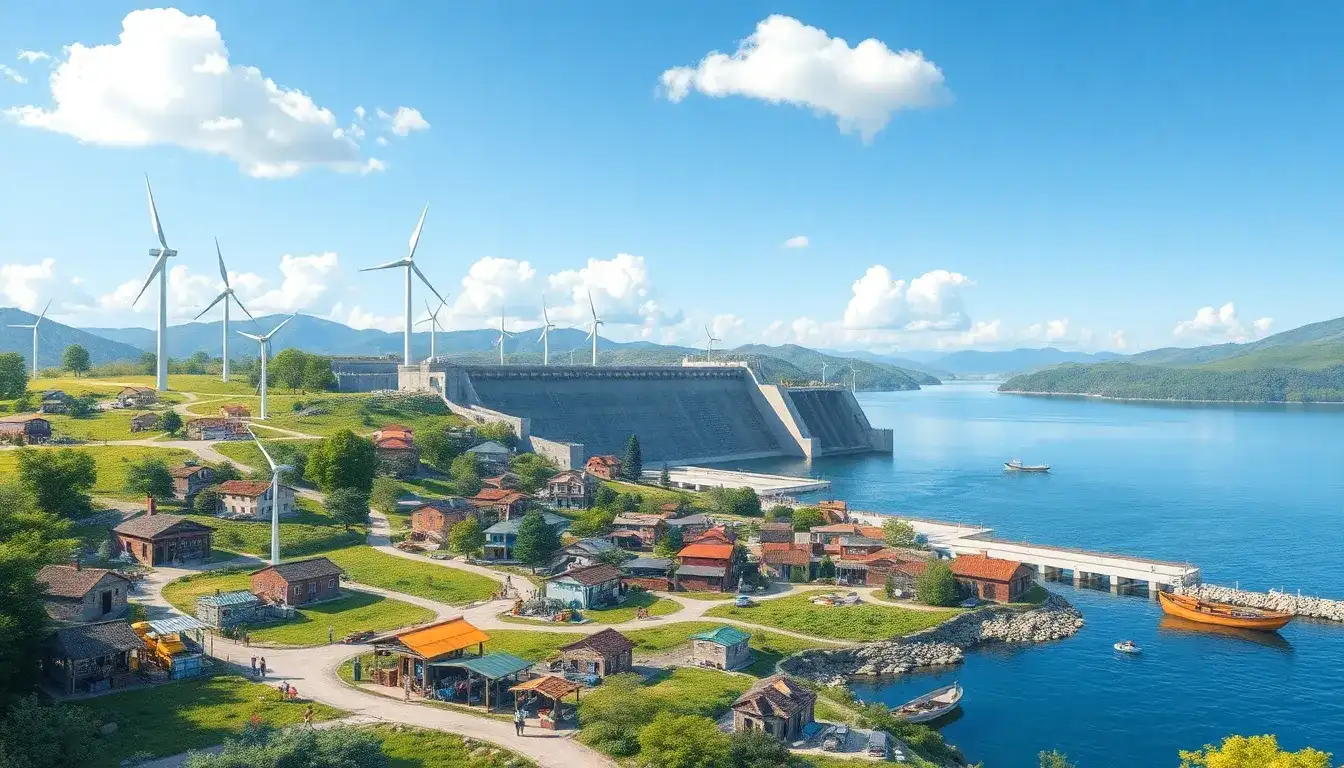 Are there any case studies showing the economic impact of pumped hydroelectric facilities on local economies