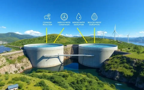 What are the environmental benefits of using closed-loop systems in pumped hydroelectric energy storage