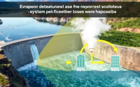 How do evaporation losses impact the overall efficiency of pumped hydroelectric energy storage