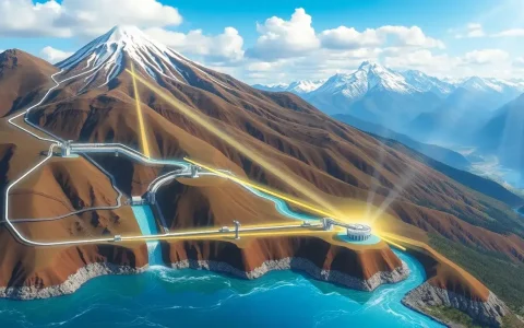 How does the elevation difference affect the efficiency of pumped hydroelectric systems