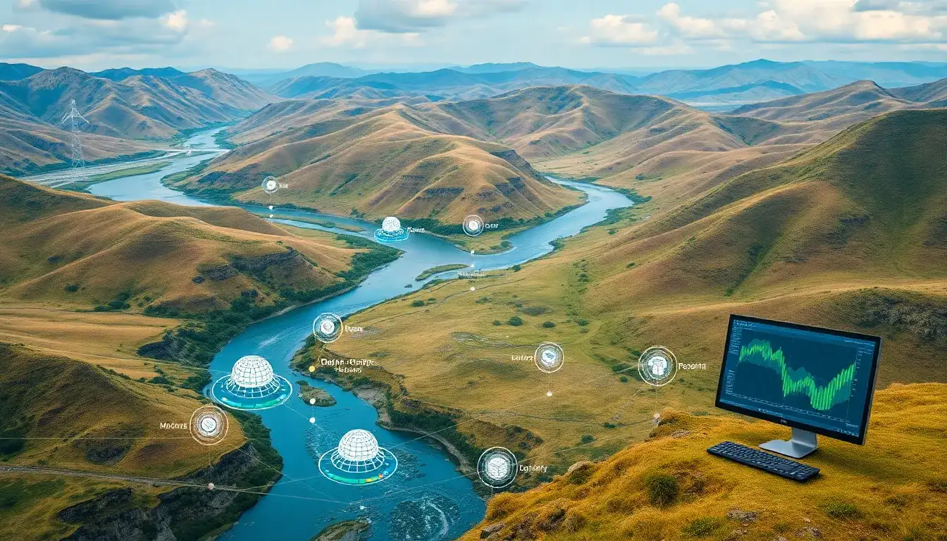 How does GIS facilitate the evaluation of power production capacity for small hydropower plants