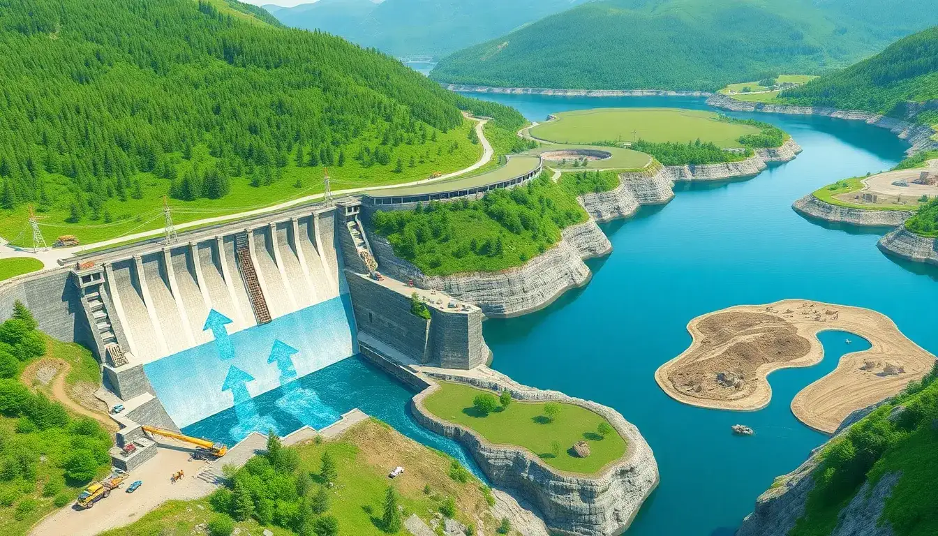 What are the environmental impacts of constructing pumped hydroelectric facilities