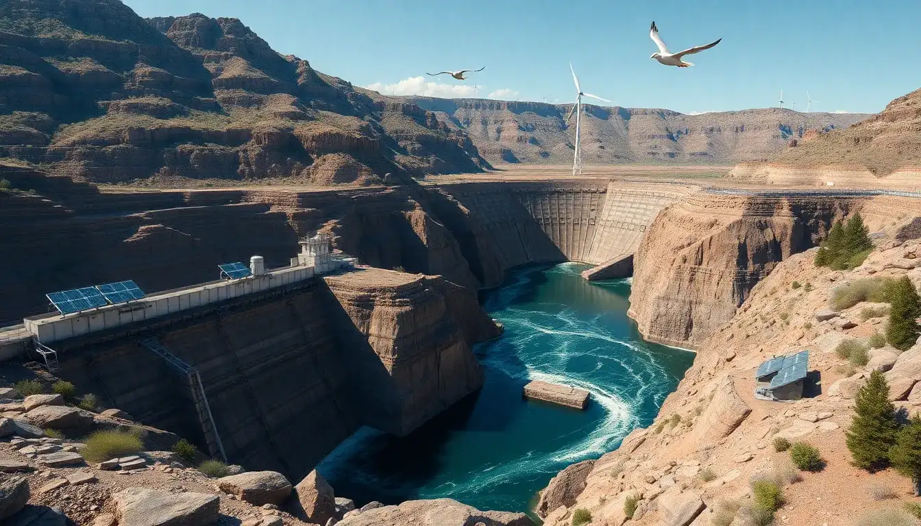 How does the Eagle Mountain Pumped Storage project utilize abandoned mine pits