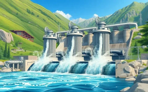 What role do the three vertical Pelton units play in the project's operation