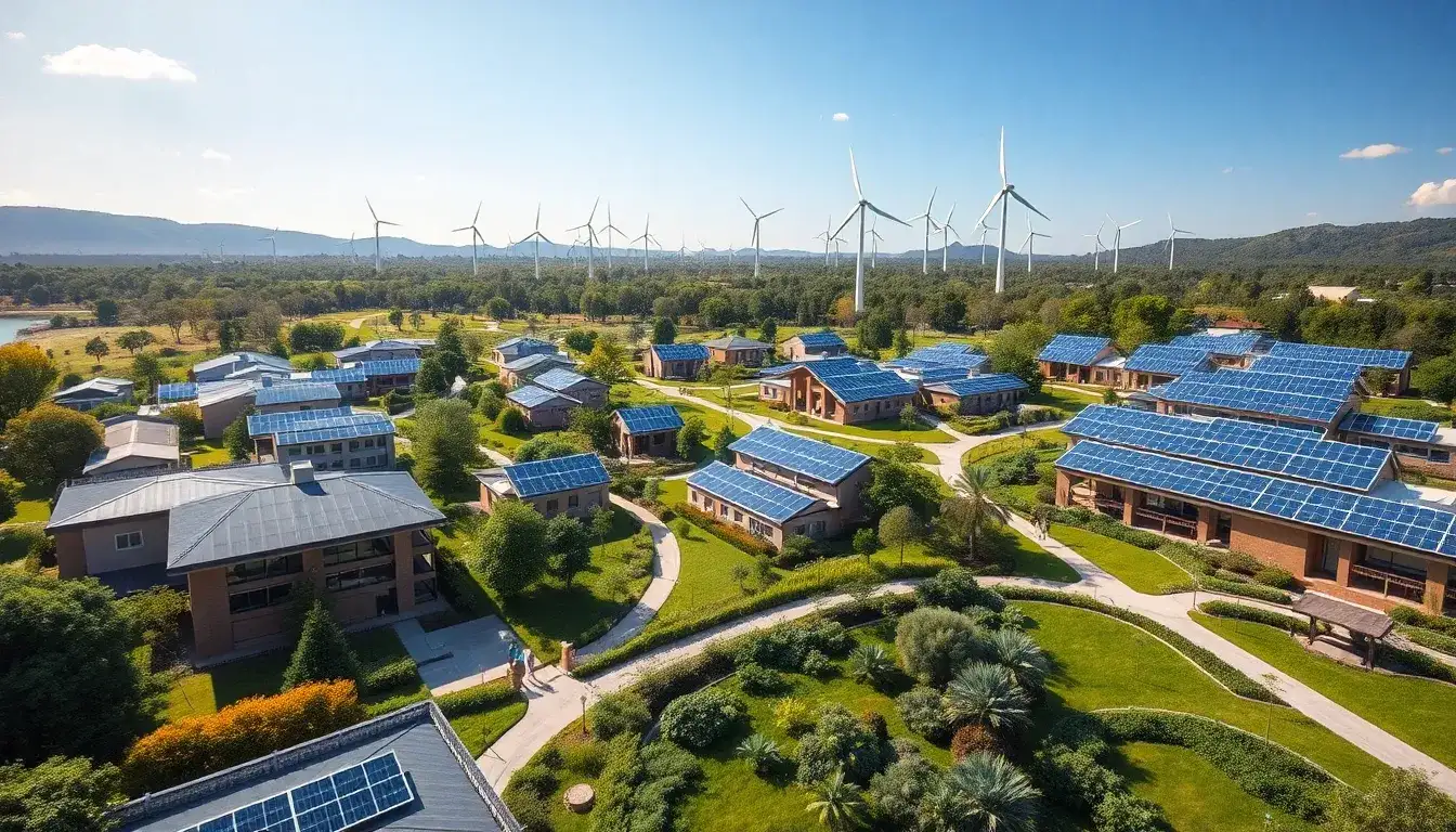 How does the Jacksons Creek project integrate with solar and wind energy