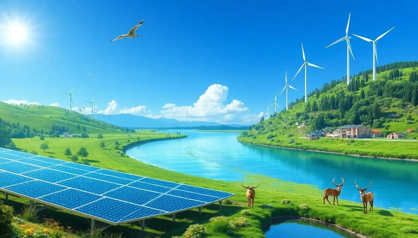 What are the environmental benefits of integrating solar and wind energy with the Jacksons Creek project