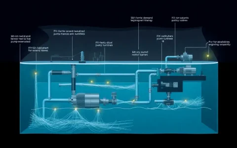 How do submersible pump-turbines and motor-generators improve efficiency in pumped storage projects
