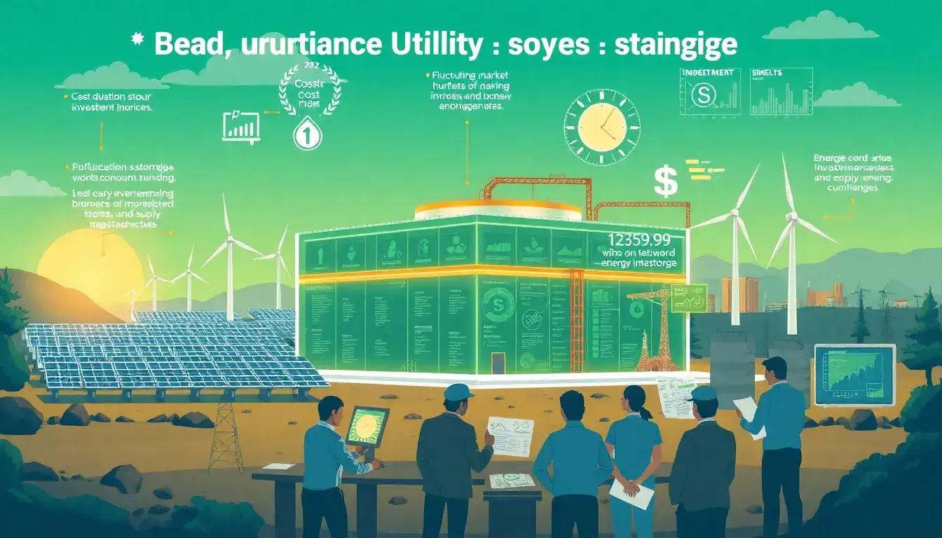 What are the economic challenges associated with long-duration utility-scale energy storage