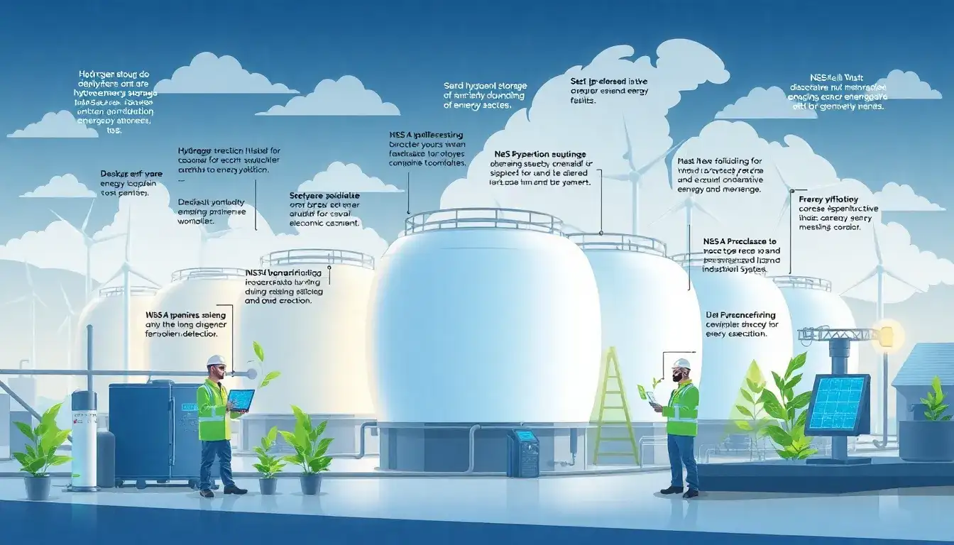What are the main challenges in deploying hydrogen storage for long-duration energy storage