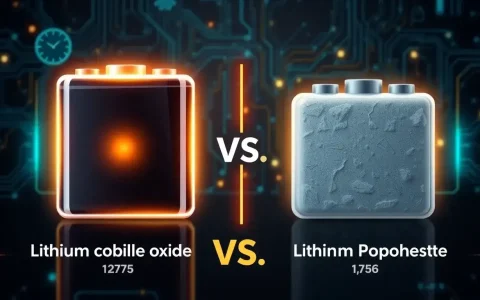 How does the lifespan of lithium cobalt oxide compare to lithium iron phosphate