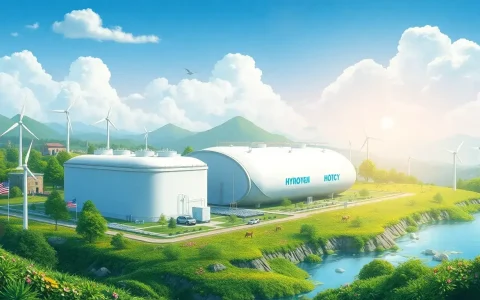 What are the environmental impacts of hydrogen storage for long-duration energy storage